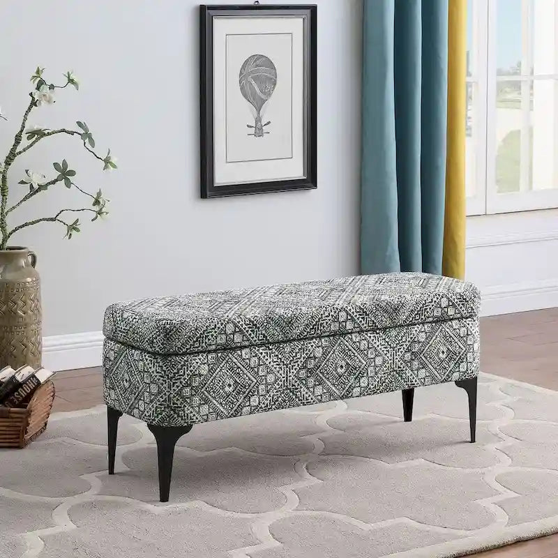 Banc de rangement moderne