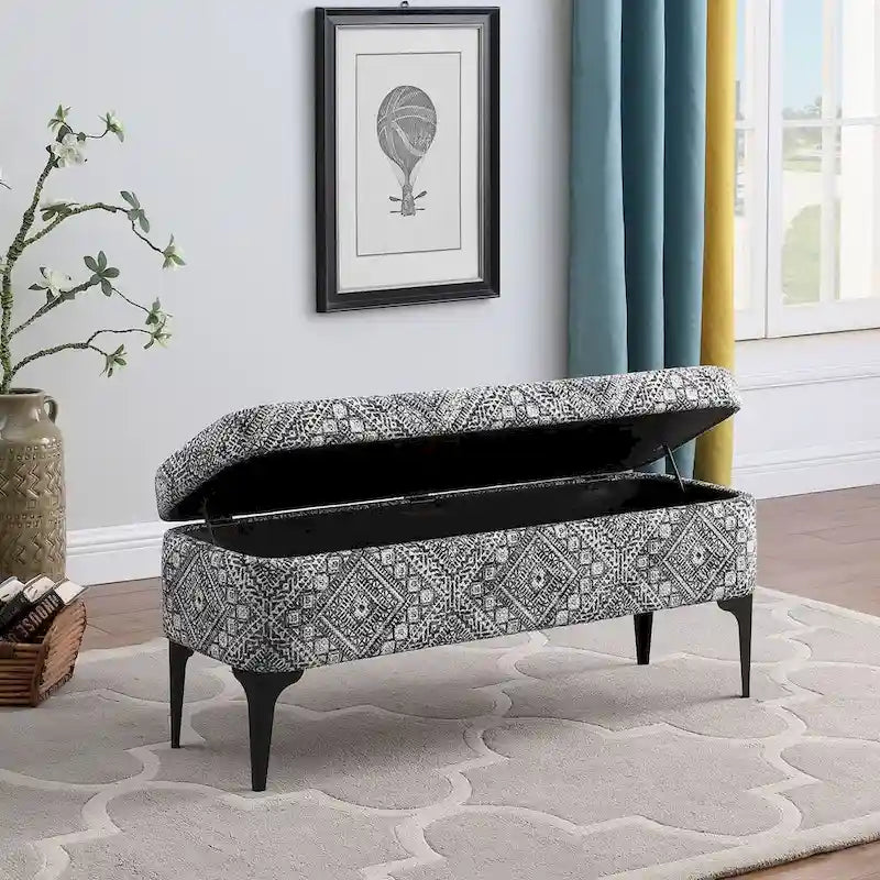 Banc de rangement moderne