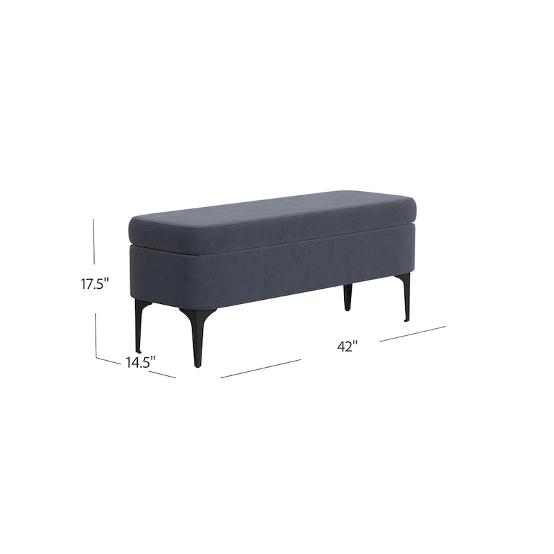 Banc de rangement moderne