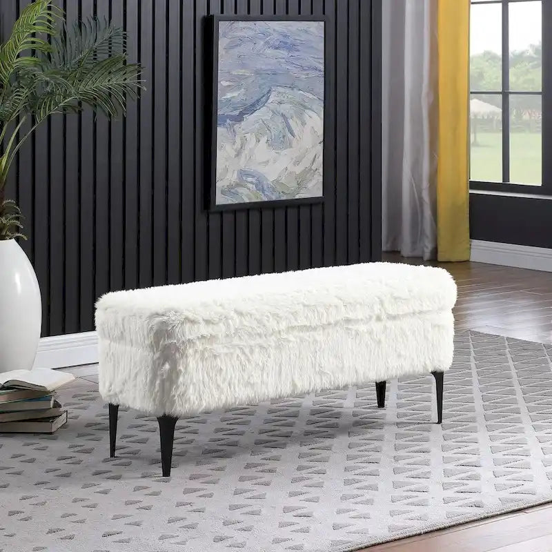 Banc de rangement moderne