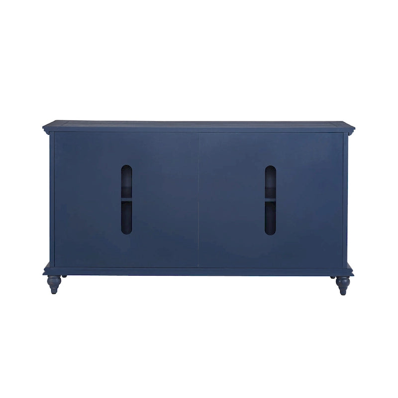 Meuble TV console en bois massif 65