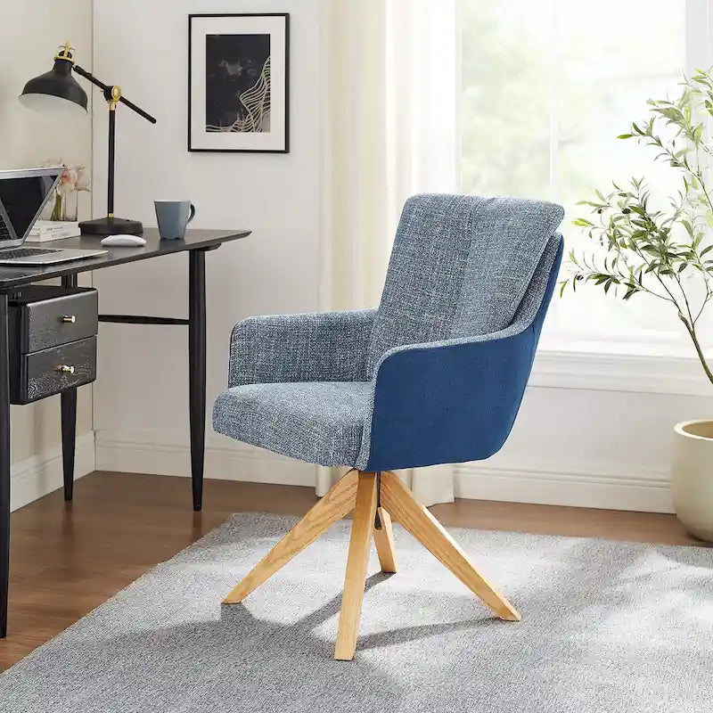 Chaise de bureau pivotante de style moderne du milieu du siècle