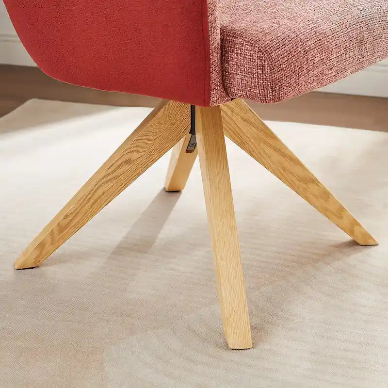 Chaise de bureau pivotante de style moderne du milieu du siècle