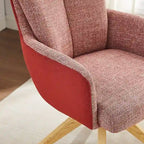 Chaise de bureau pivotante de style moderne du milieu du siècle