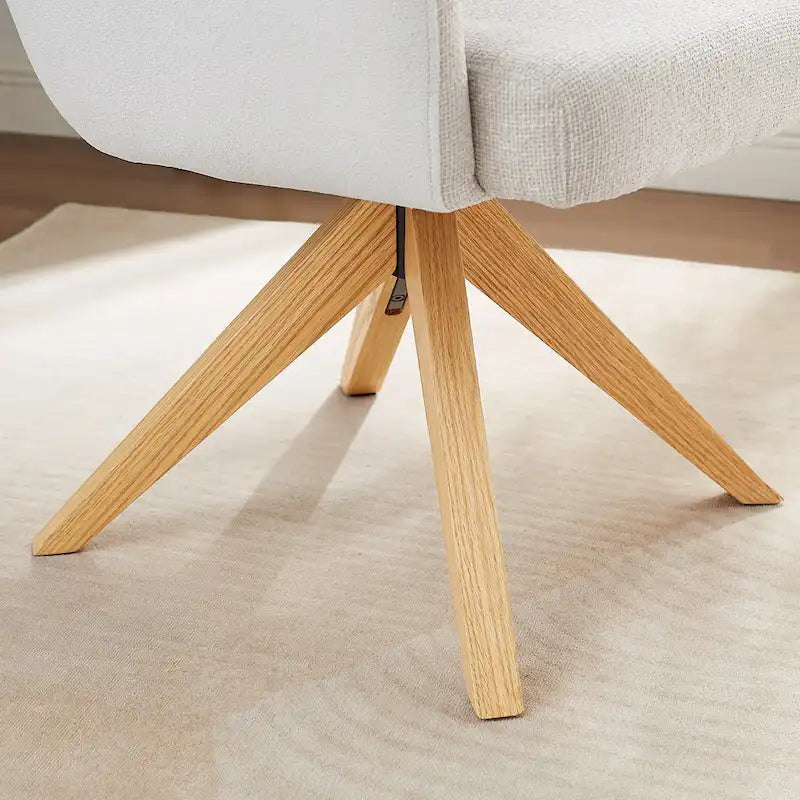 Chaise de bureau pivotante de style moderne du milieu du siècle