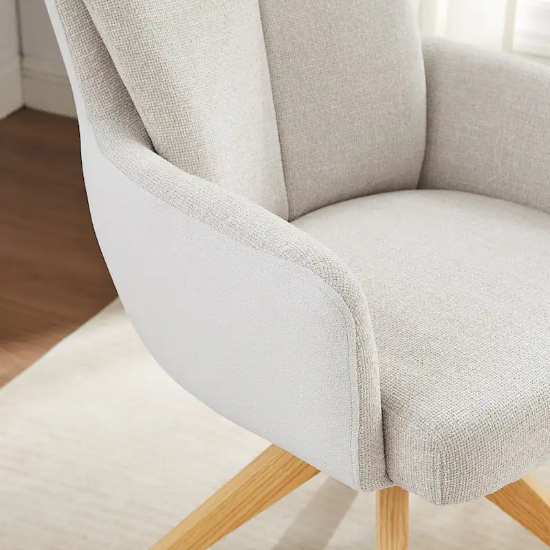 Chaise de bureau pivotante de style moderne du milieu du siècle