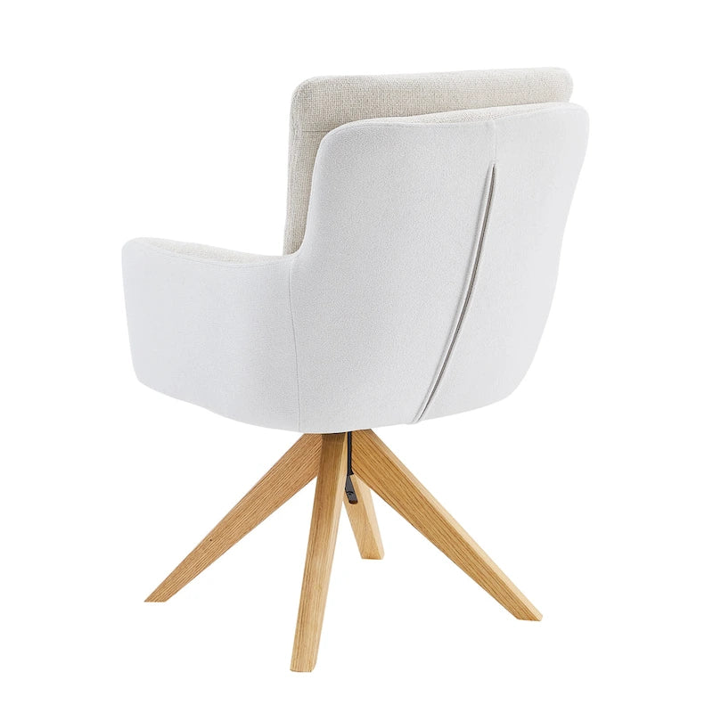 Chaise de bureau pivotante de style moderne du milieu du siècle