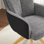 Chaise de bureau pivotante de style moderne du milieu du siècle