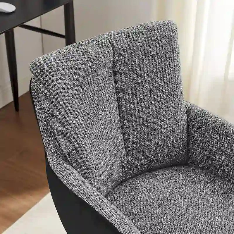 Chaise de bureau pivotante de style moderne du milieu du siècle