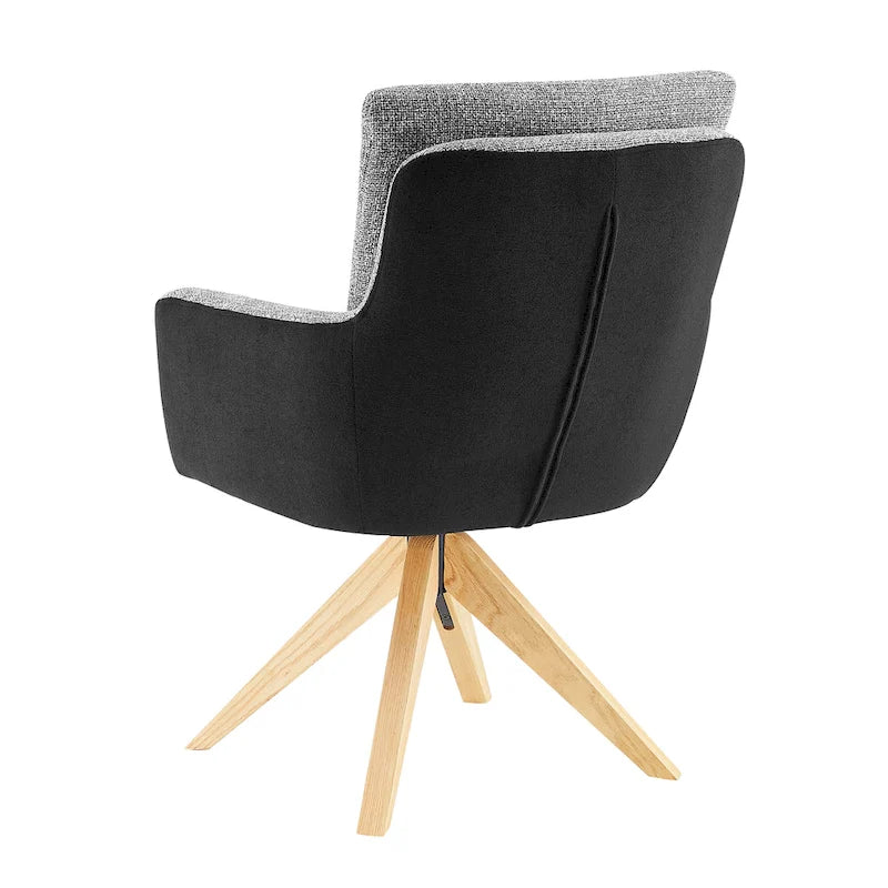 Chaise de bureau pivotante de style moderne du milieu du siècle