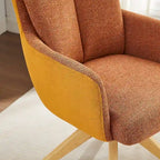 Chaise de bureau pivotante de style moderne du milieu du siècle