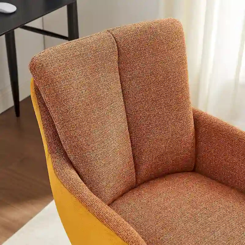 Chaise de bureau pivotante de style moderne du milieu du siècle