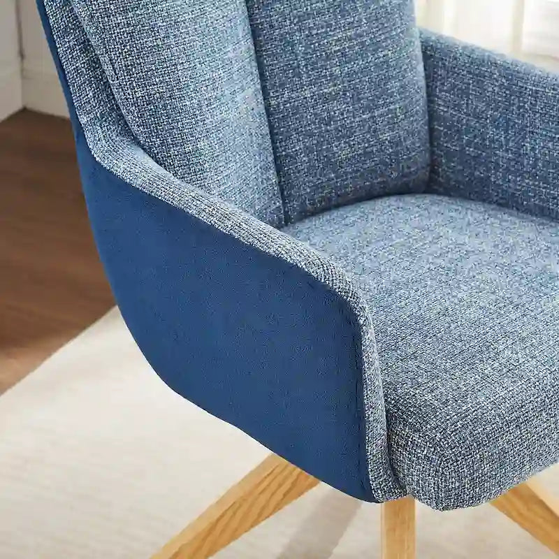 Chaise de bureau pivotante de style moderne du milieu du siècle