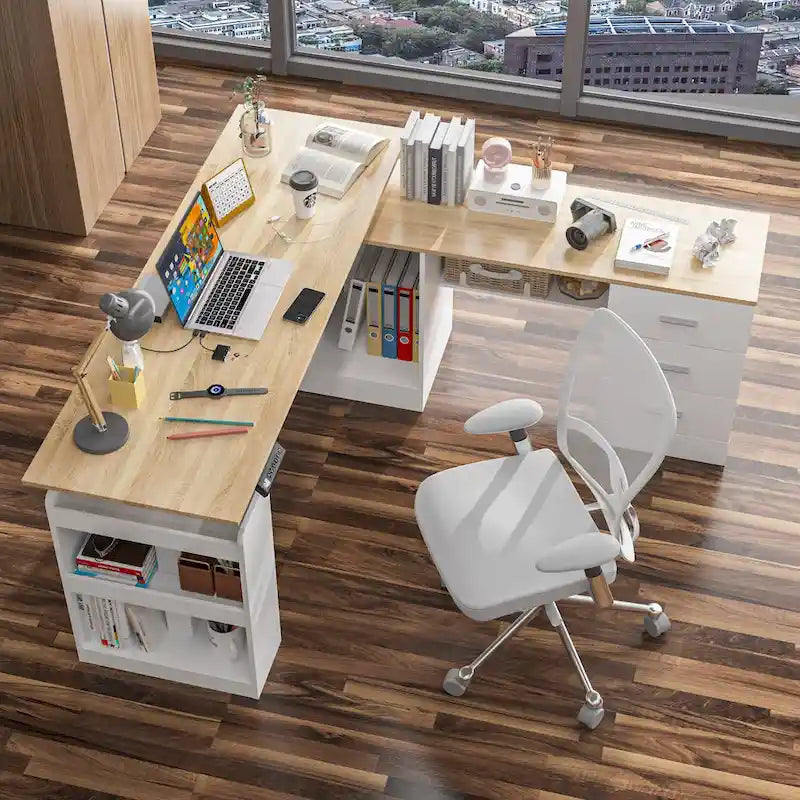 63 Bureau réglable Design ergonomique Rangement spacieux et Position debout