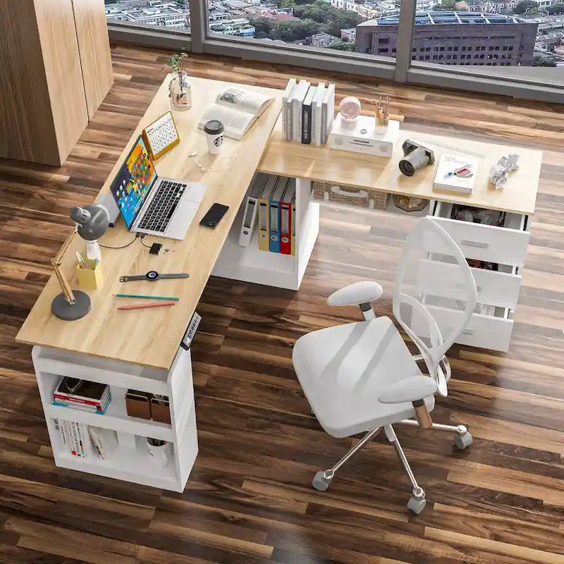 63 Bureau réglable Design ergonomique Rangement spacieux et Position debout