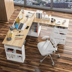 63 Bureau réglable Design ergonomique Rangement spacieux et Position debout