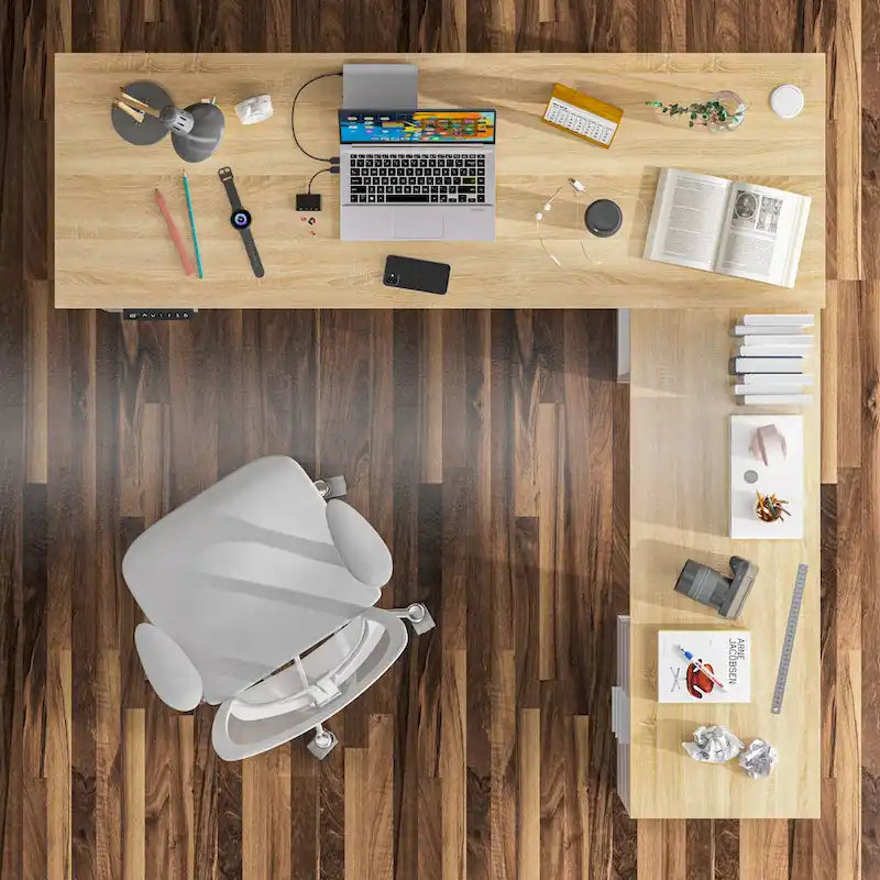 63 Bureau réglable Design ergonomique Rangement spacieux et Position debout