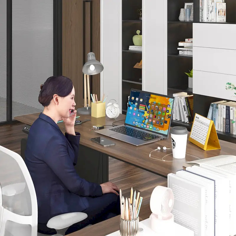 63 Bureau réglable Design ergonomique Rangement spacieux et Position debout