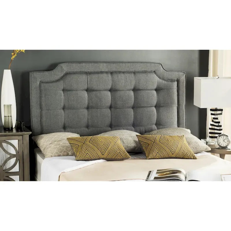 Tête de lit capitonnée Shanika Taupe (King)