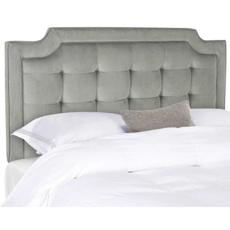 Tête de lit capitonnée Shanika Taupe (King)