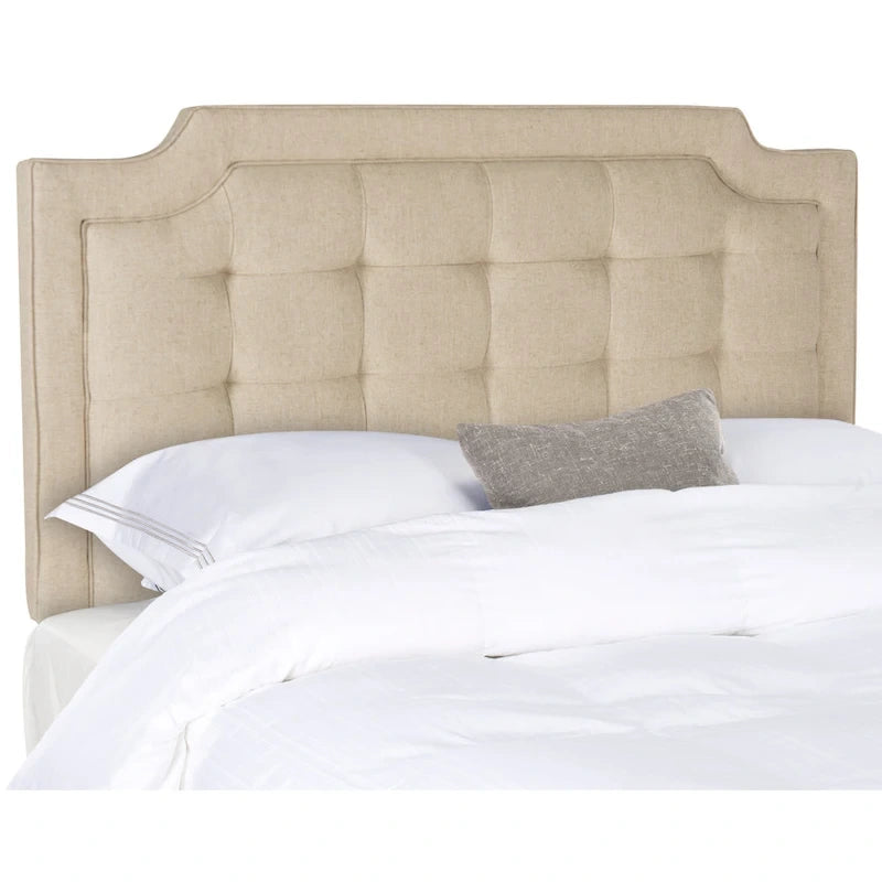 Tête de lit capitonnée Shanika Taupe (King)