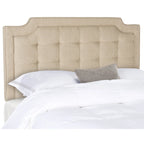 Tête de lit capitonnée Shanika Taupe (King)