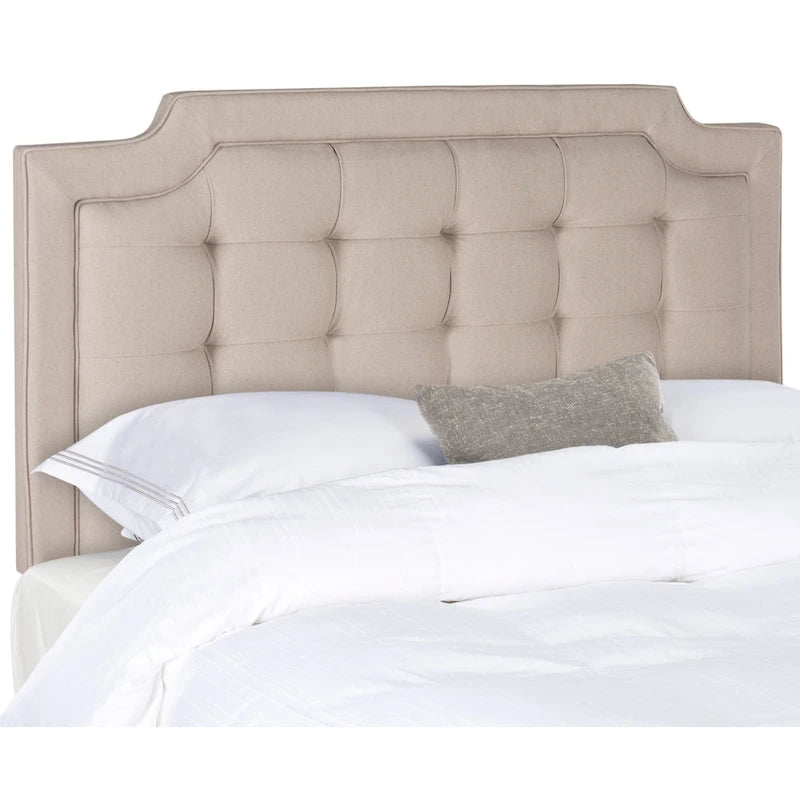 Tête de lit capitonnée Shanika Taupe (King)