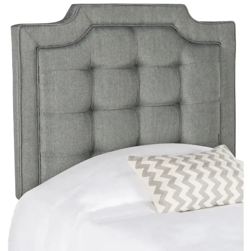 Tête de lit capitonnée Shanika Taupe (King)