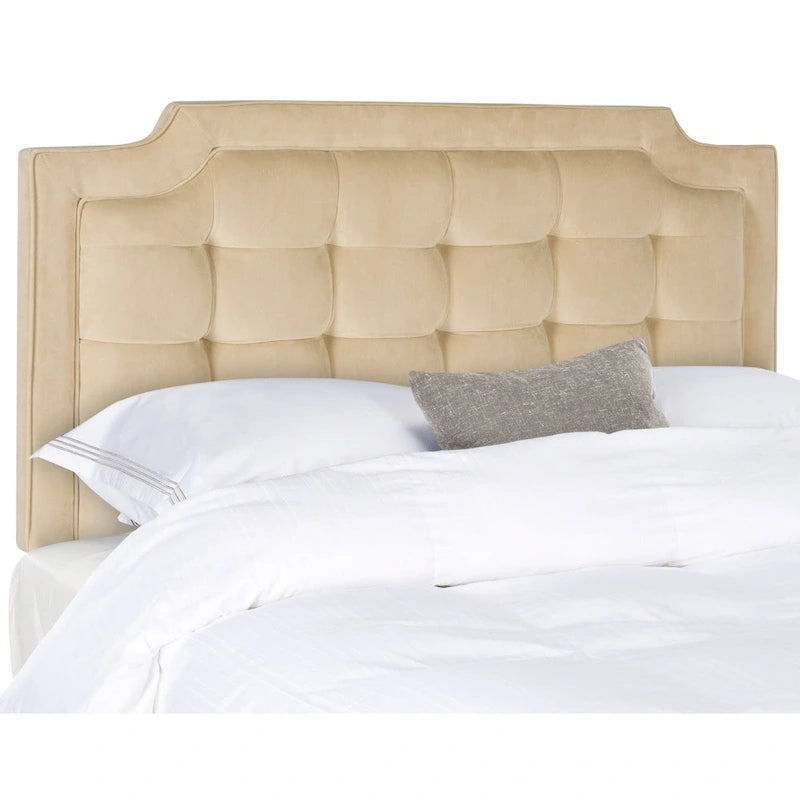 Tête de lit capitonnée Shanika Taupe (King)