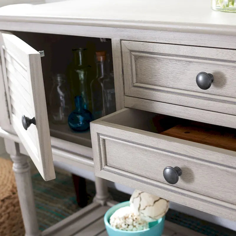 Console 2 tiroirs 2 portes Vella - 47,3 L x 13 P x 29,5 H - 47Lx13Px30H
