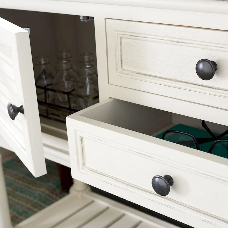 Console 2 tiroirs 2 portes Vella - 47,3 L x 13 P x 29,5 H - 47Lx13Px30H