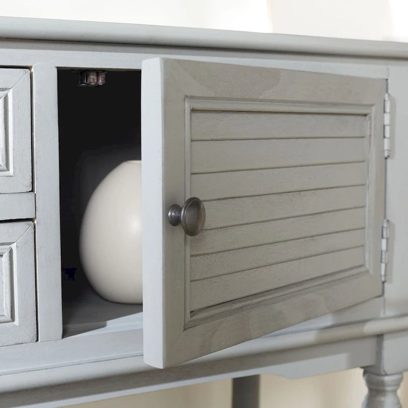 Console 2 tiroirs 2 portes Vella - 47,3 L x 13 P x 29,5 H - 47Lx13Px30H
