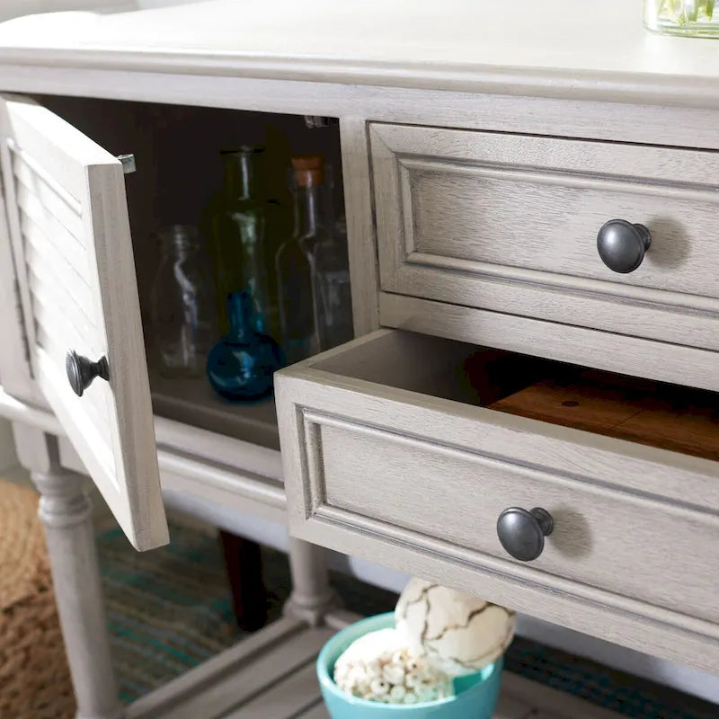Console 2 tiroirs 2 portes Vella - 47,3 L x 13 P x 29,5 H - 47Lx13Px30H