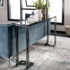 Table console en acrylique Camryn Couture - Transparent - 60 L x 10 P x 30 H - 52Lx10Px30H