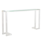 Table console en acrylique Camryn Couture - Transparent - 60 L x 10 P x 30 H - 52Lx10Px30H