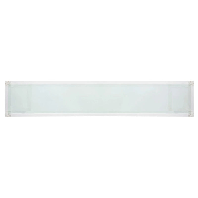 Table console en acrylique Camryn Couture - Transparent - 60 L x 10 P x 30 H - 52Lx10Px30H