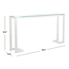 Table console en acrylique Camryn Couture - Transparent - 60 L x 10 P x 30 H - 52Lx10Px30H