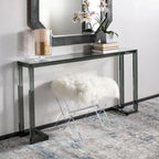 Table console en acrylique Camryn Couture - Transparent - 60 L x 10 P x 30 H - 52Lx10Px30H