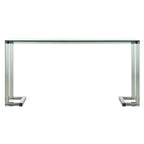 Table console en acrylique Camryn Couture - Transparent - 60 L x 10 P x 30 H - 52Lx10Px30H