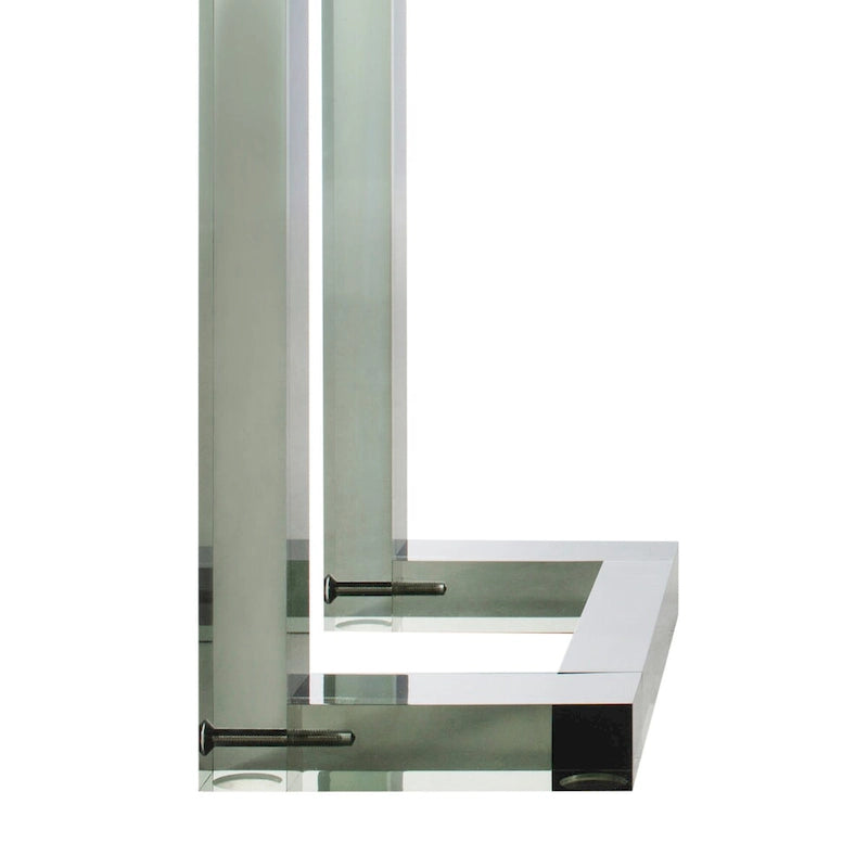 Table console en acrylique Camryn Couture - Transparent - 60 L x 10 P x 30 H - 52Lx10Px30H