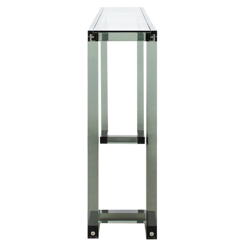 Table console en acrylique Camryn Couture - Transparent - 60 L x 10 P x 30 H - 52Lx10Px30H