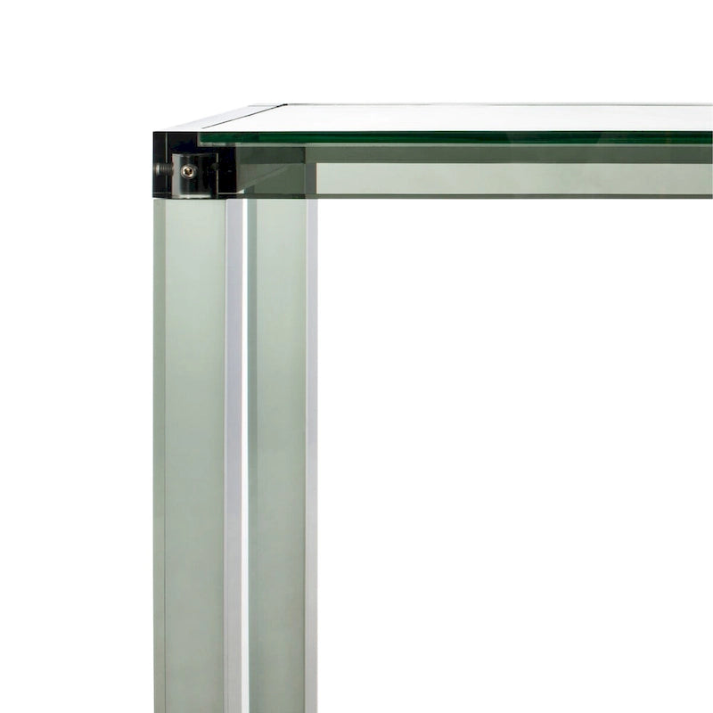Table console en acrylique Camryn Couture - Transparent - 60 L x 10 P x 30 H - 52Lx10Px30H