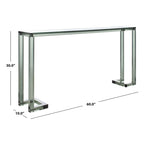Table console en acrylique Camryn Couture - Transparent - 60 L x 10 P x 30 H - 52Lx10Px30H