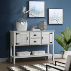 Console de buffet en bois massif de 48 po