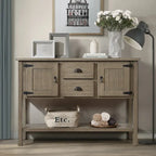 Console de buffet en bois massif de 48 po