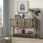 Console de buffet en bois massif de 48 po