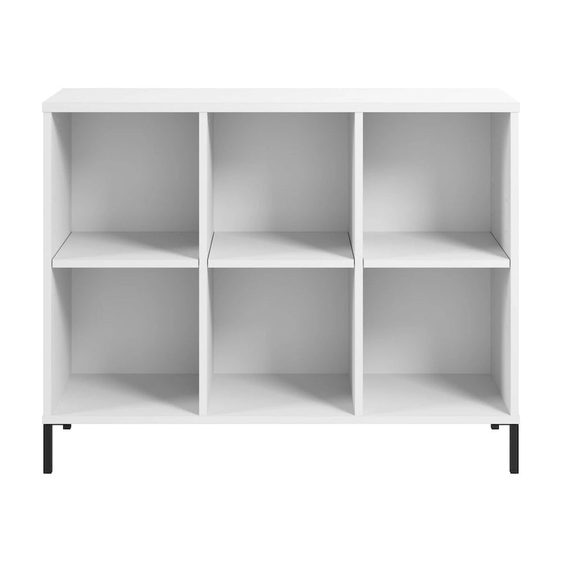 Bibliothèque de rangement 6 cubes Essence