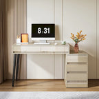 Bureau réversible avec 5 tiroirs