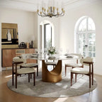 Table à manger ronde moderne pour salle à mangerPlateau en pierre blanc brillant,Piedestal en carbone couleur bronze